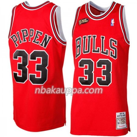 Chicago Bulls Scottie Pippen 33 Hardwood Classics Punainen Pelipaidat Swingman - Miesten